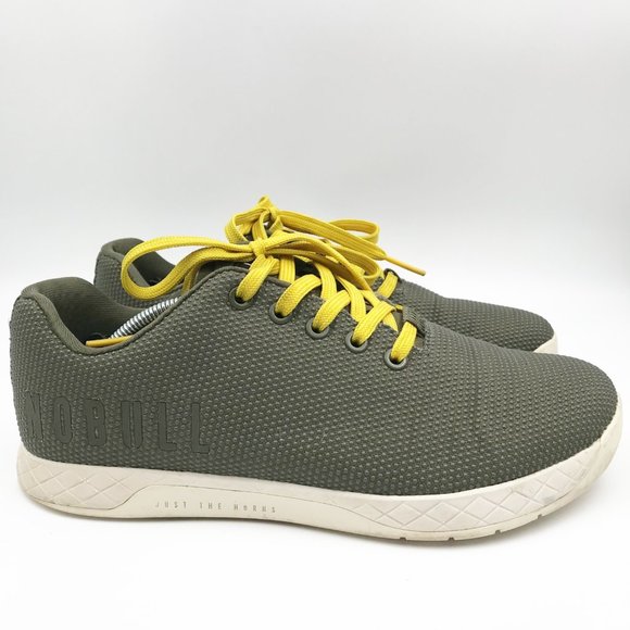 NOBULL Trainers Green Athletic Running Sneakers Shoes Mens 8.5 Womens 10 - Picture 4 of 13